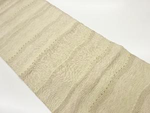 よろけ縞模様織出し名古屋帯